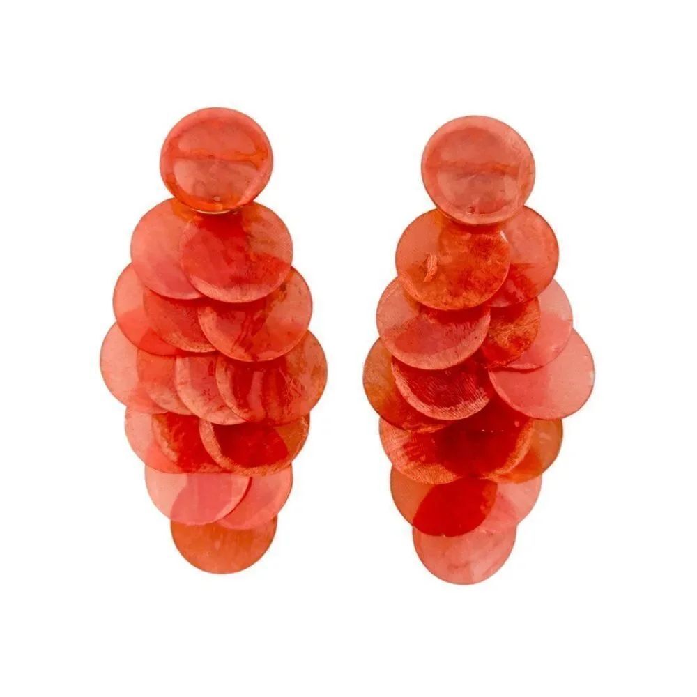 Shell dangle earrings N1224